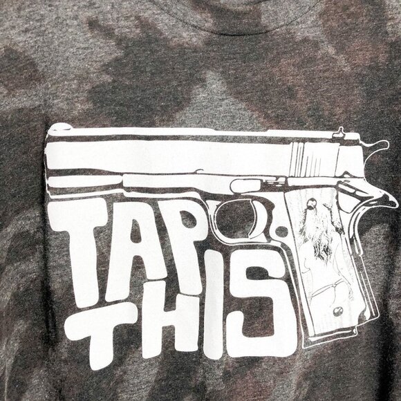 Tap This Tie Dye Crewneck Graphic T Shirt NRA XXL - Picture 2 of 4